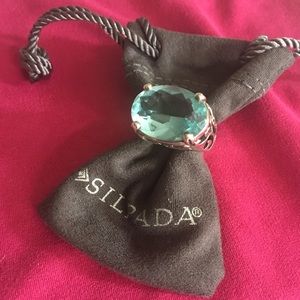 Silpada Blue Cove Ring Size 6